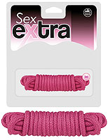 Sex Extra Bondage lano 3 m pastelově růžové